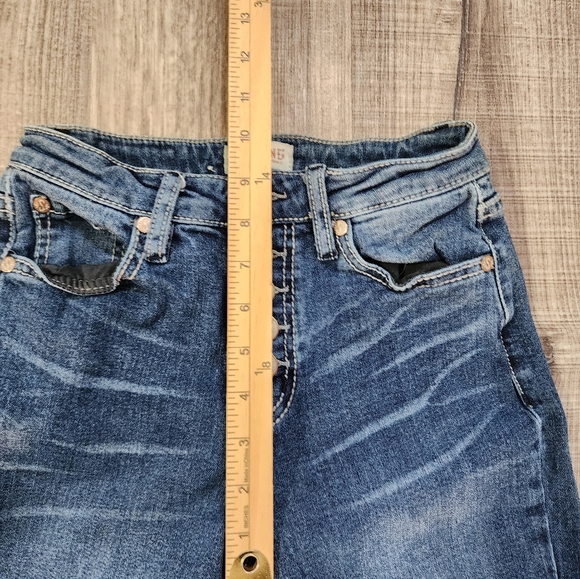 Flair Western Blue Denim Women's Jeans - Picture 3 of 10